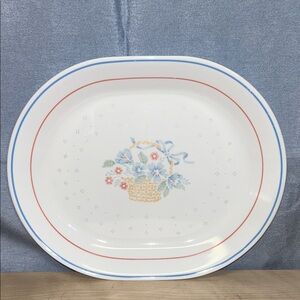 Corelle by Corningware  Country Cornflower, 10x12 Oval Platter